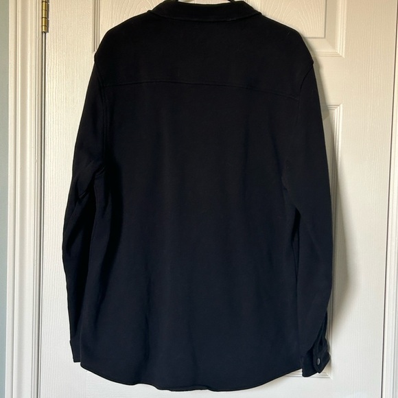 🔥🆕🔥 Frank and Oak Heavyweight Shirt / Overshirt XL Black - Like New! - Picture 5 of 8